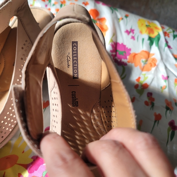 Clarks Collections Reedly Salene wedges Sandals 9 M - Picture 9 of 16